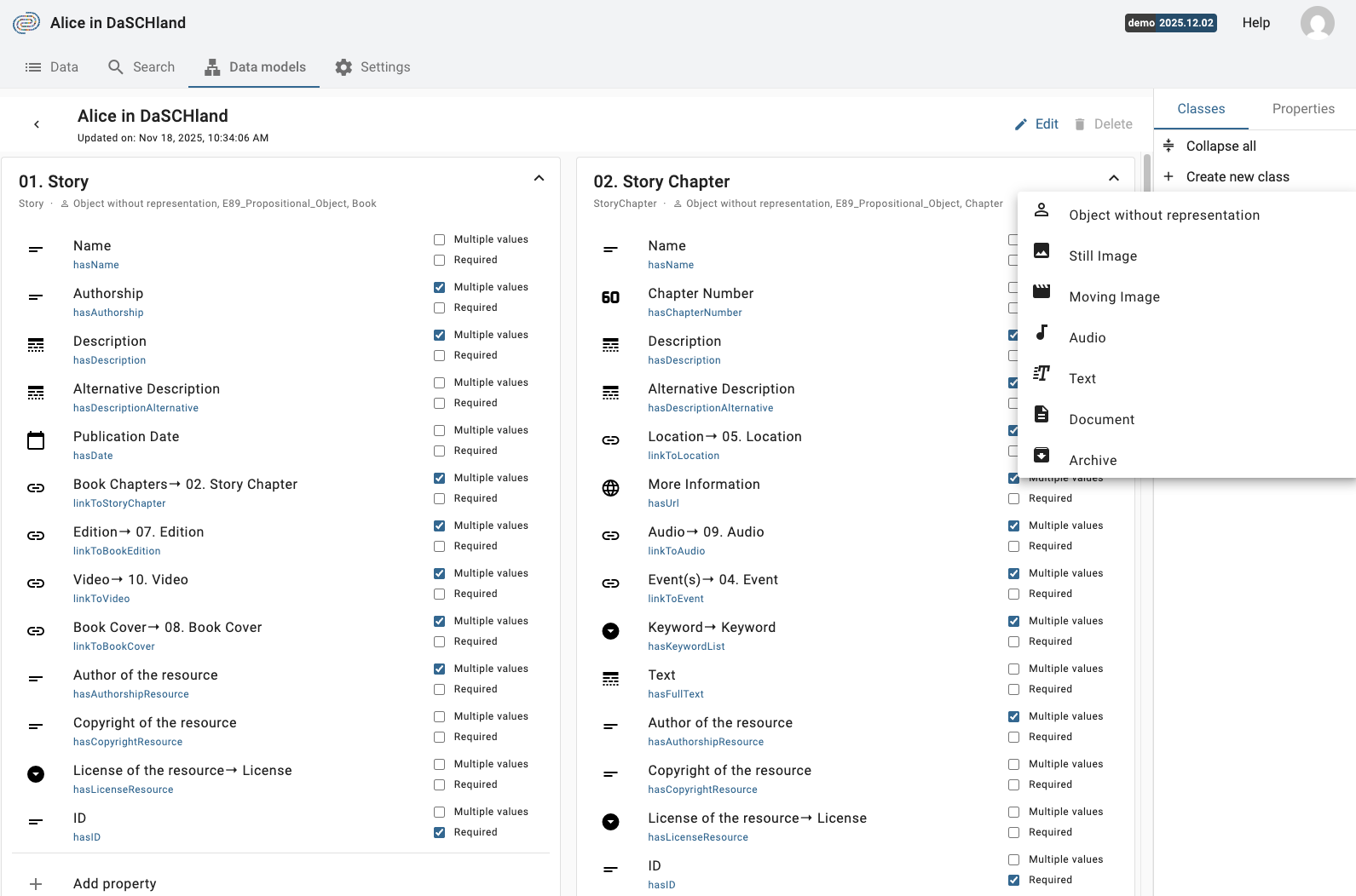 Choose the type of your resource class.