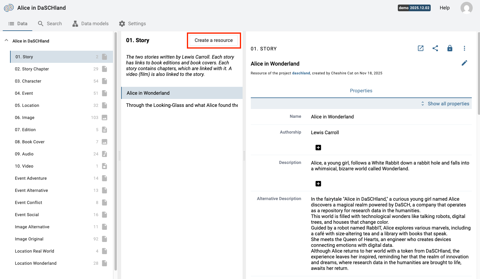 Click the Create a resource button
