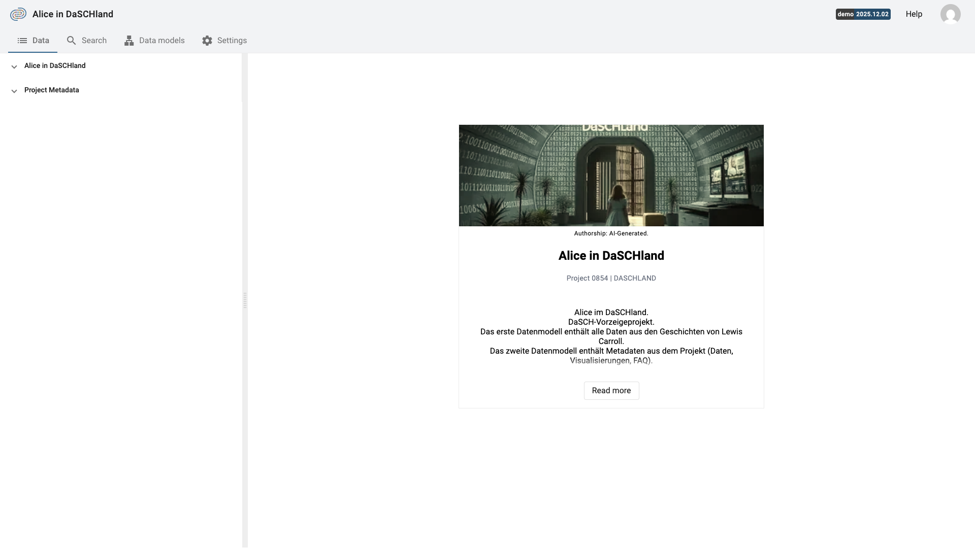 Project management available functionalities