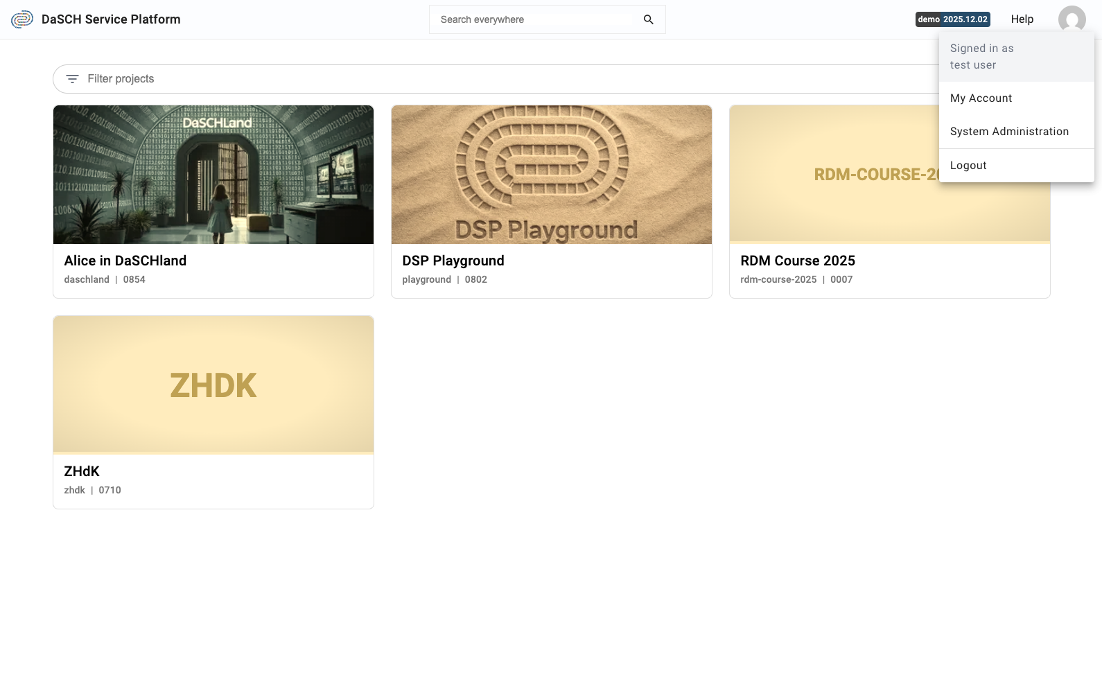 Get access to the system admin part from the user menu